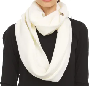 100% Merino Wool Everyday Knit Infinity Scarf - Winter Loop Scarf - Midweight Scarves for Women and Men