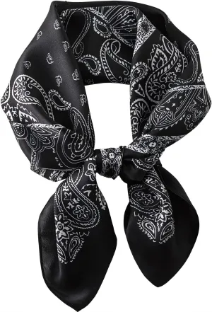 100% Mulberry Silk Square Scarf 27''x27'' Neck Scarf Hair Scarf Headscarf Bandanas for Women