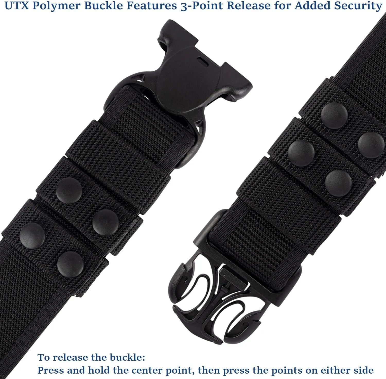 2" Police Duty Belts Law Enforcement Security Officer Tactical Utility Belt 4 Keepers