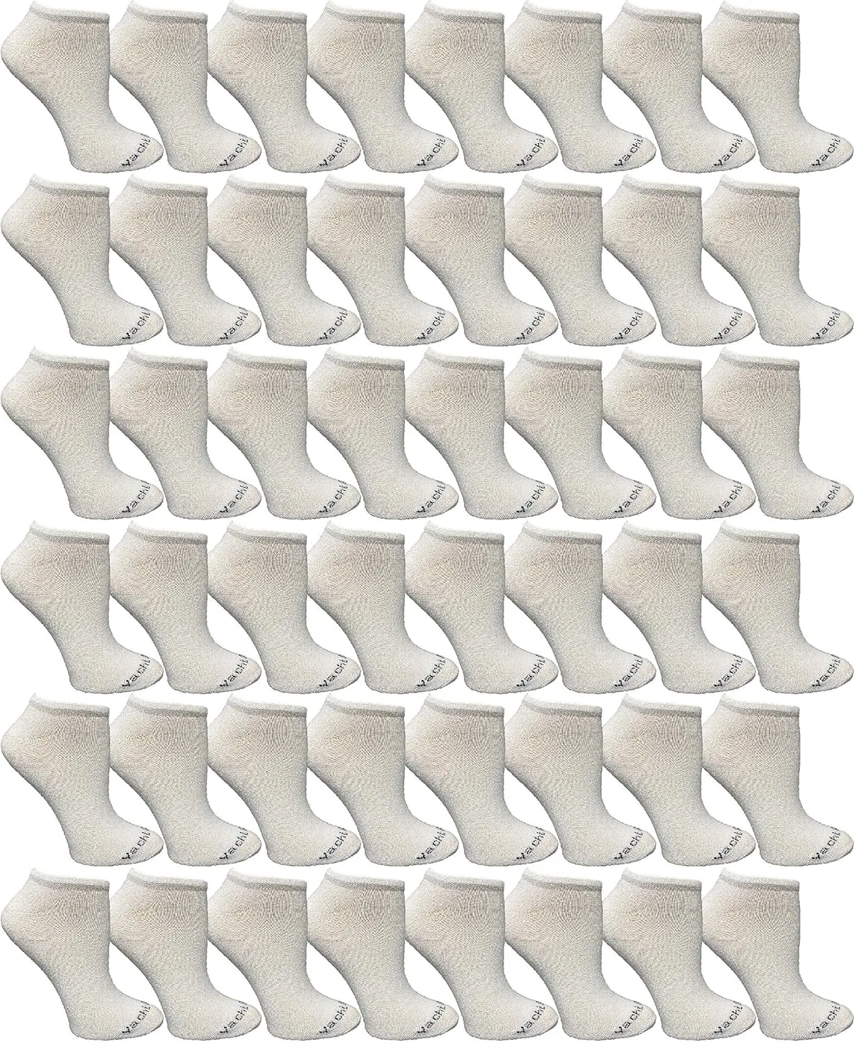 48 Pairs of Yacht & Smith Mens & Womens Thin Low Cut Ankle No Show Bulk Socks
