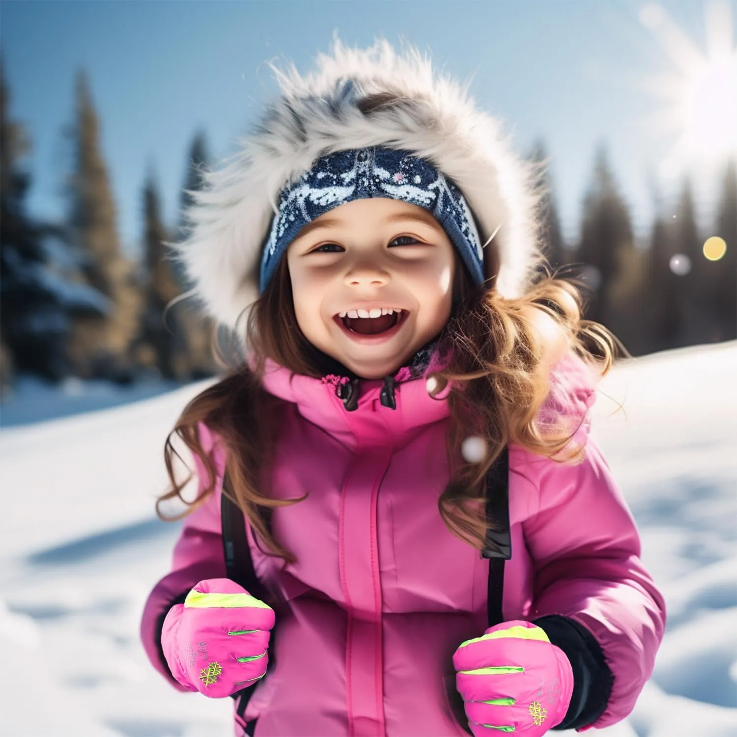 AMYIPO Kids Winter Snow Ski Gloves Children Snowboard Gloves for Boys Girls