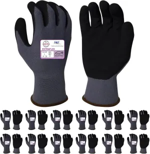 Armor Guys Extraflex Protective Work Gloves - Abrasion Resistant, M, 12 Pairs/Pack