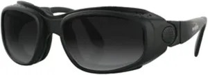 Bobster SL3096 Sport and Street Prescription Ready Sunglasses,Black Frame/3 Lenses (Smoked/Amber and Clear),one Size