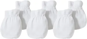 Burt's Bees Baby Baby Girls' Mittens, No-Scratch Mitts, 100% Organic Cotton, Set of 3