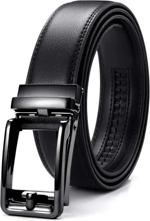 CHAOREN Click Belts for Men - Mens Ratchet Belt 1 3/8" for Dress Pants - Perfect Companion to Men's Oxfords