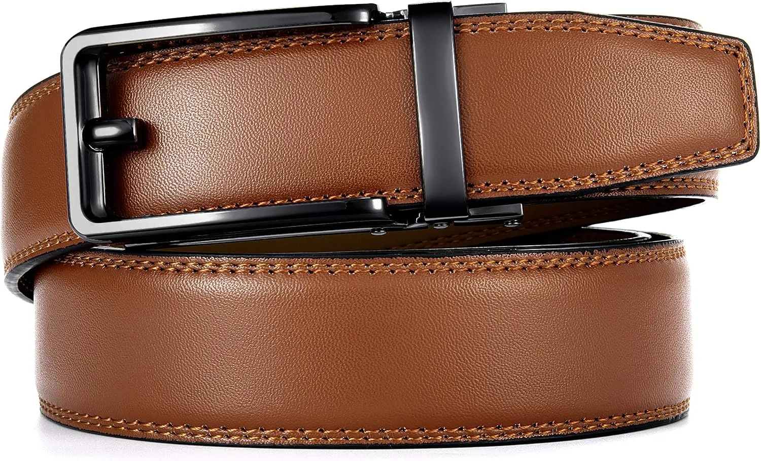 CHAOREN Click Belts for Men - Mens Ratchet Belt 1 3/8" for Dress Pants - Perfect Companion to Men's Oxfords