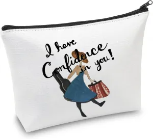 CMNIM The Sound of Inspired Music Gifts Makeup Bag Musical Movie Pouch I Have Confidence In You Theater Accessories Party Gift