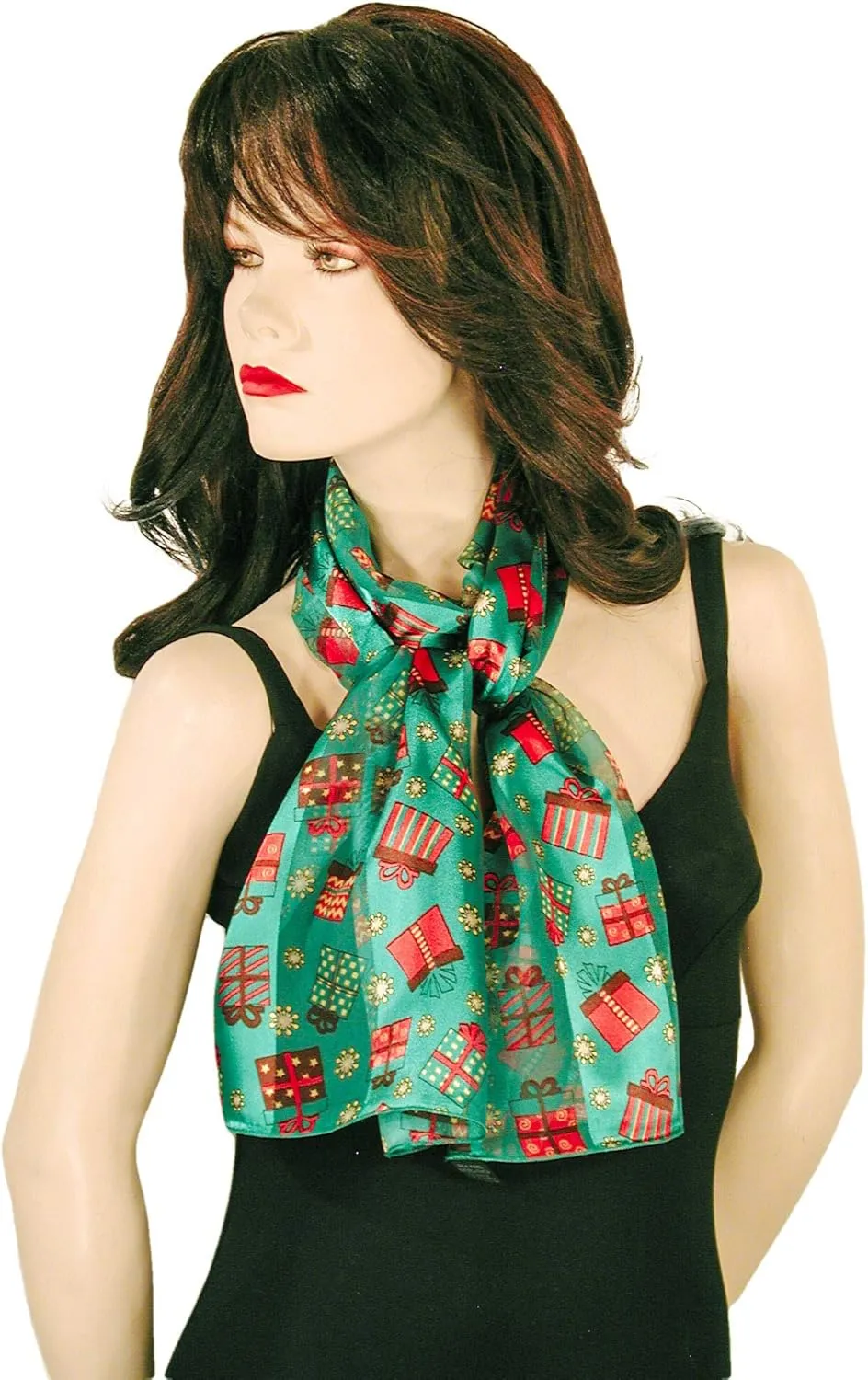 Colorful Gift Boxes Christmas Holiday Scarves with Gift Box Option