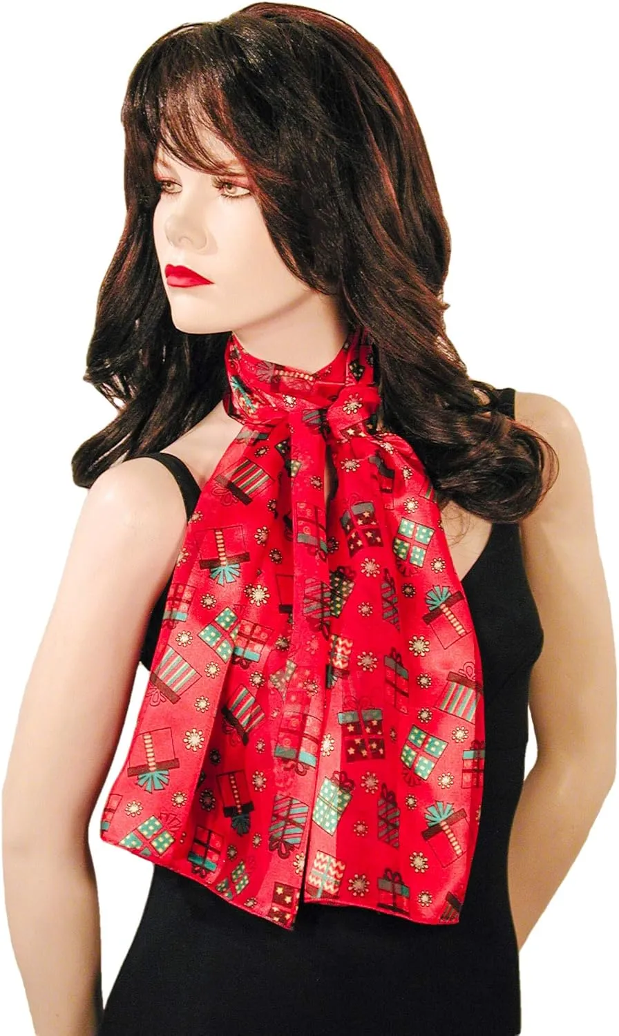 Colorful Gift Boxes Christmas Holiday Scarves with Gift Box Option