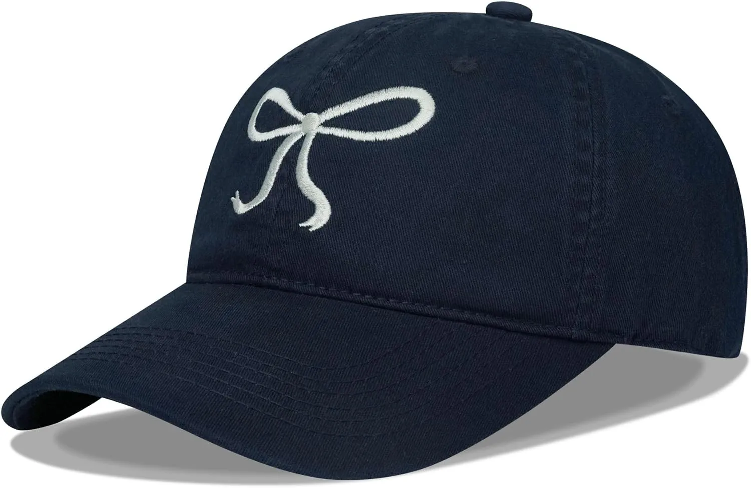 Croogo Cute Bow-Tie Baseball Cap Fashion Y2k Cap Cotton Summer Dad Hats for Women Hiking Travel Trucker Hat Accessories