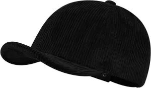 Croogo Short Brim Baseball Cap Corduroy Soft Trucker Hat Flat Snapback Hats Winter Dad Cap Flip Up Short Bill Cap for Men