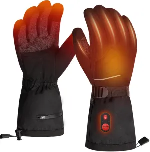 day wolf Winter Work Gloves, Rechargeable Waterproof Cut-resistant Gloves Touch Screen Electric Motorcycle Snow Ski Gloves