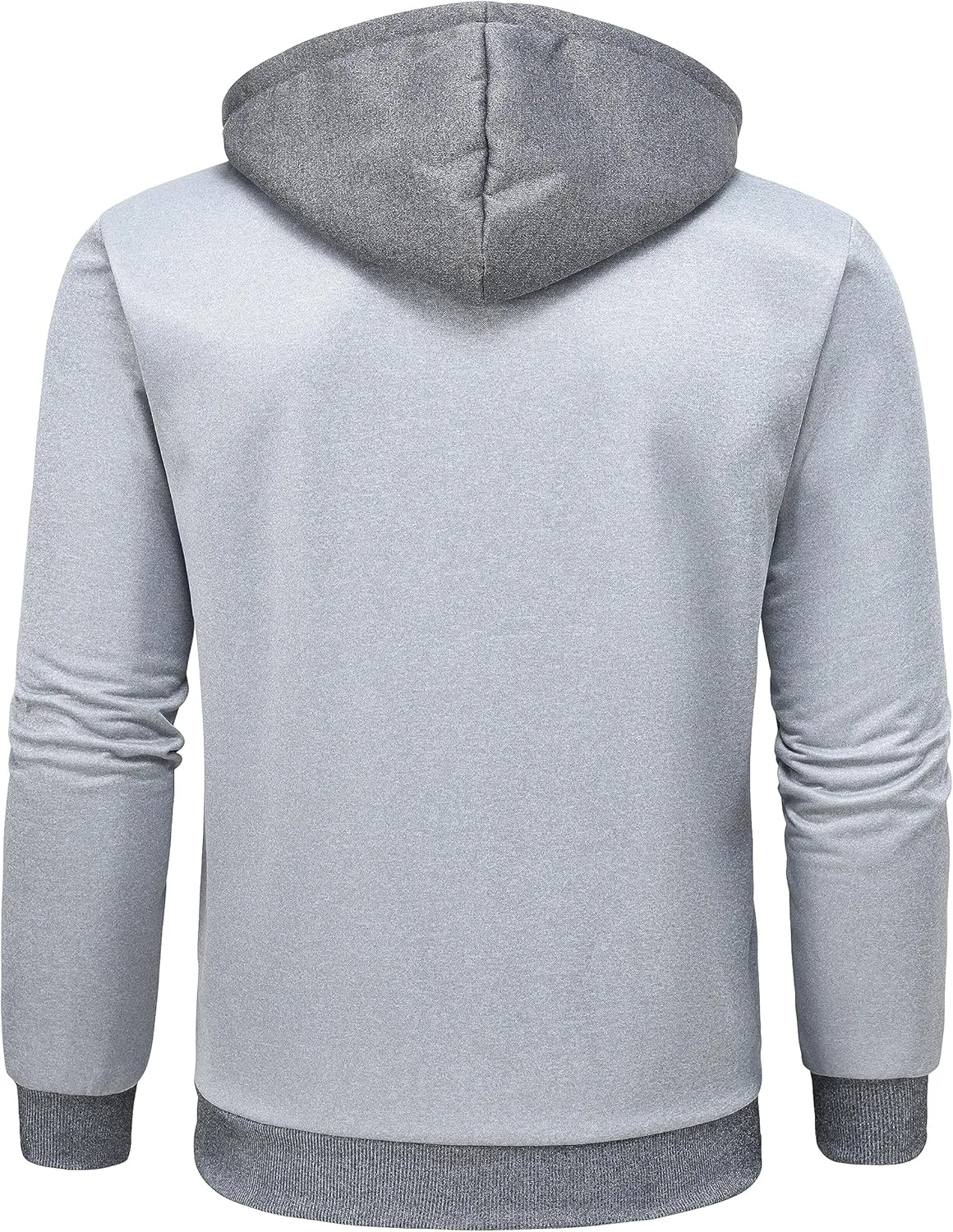 Dninmim Mens Zipper Hoodie Casual Hooded Sweatshirt Jacket Sportswear