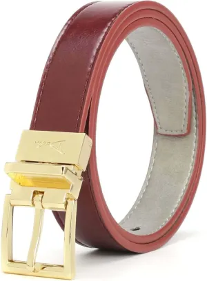 DOSHI Square Reversible Belt - Ultra Premium Quality Vegan Leather Belt - Casual and Formal Wear - Unique Belt for Women
