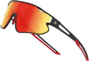 DUCO Kids Sunglasses Youth Baseball Sun Glasses Lightweight TR90 Frame UV400 Sports Cycling Shades for Boys Girls DK268