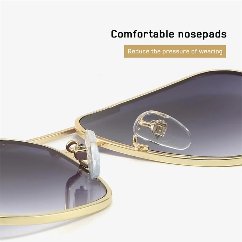 Fashion Metal Frame Man Outdoor Driving Sunglasses Classic Women Double Beam Glasses Sunglasses Men UV400