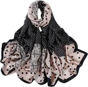 Fashion Scarves Scarf 100% Silk Feeling Scarf Silk Like Scarves Long Lightweight Sunscreen Shawls for Women