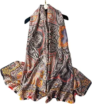 Fashion Scarves Scarf Silk Feeling Scarves Long Lightweight Sunscreen Shawls for Women