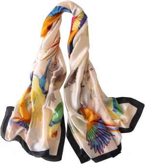 Fashion Scarves Scarf Silk Feeling Scarves Long Lightweight Sunscreen Shawls for Women