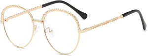 Fashion UV400 Round Frame Sunglasses Outdoor Vacation Beach Party Photo Men And Women Sun Glasses