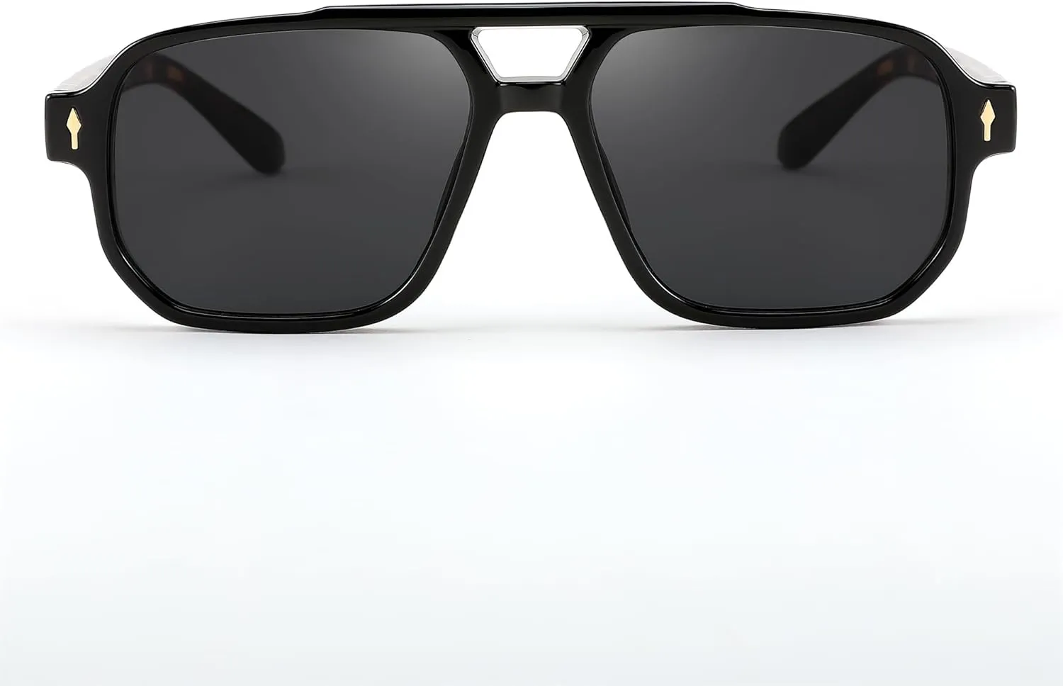 FEISEDY Retro Square Aviator Sunglasses Women Men, 70s Small Vintage Rectangle UV400 Sun Glasses B9120