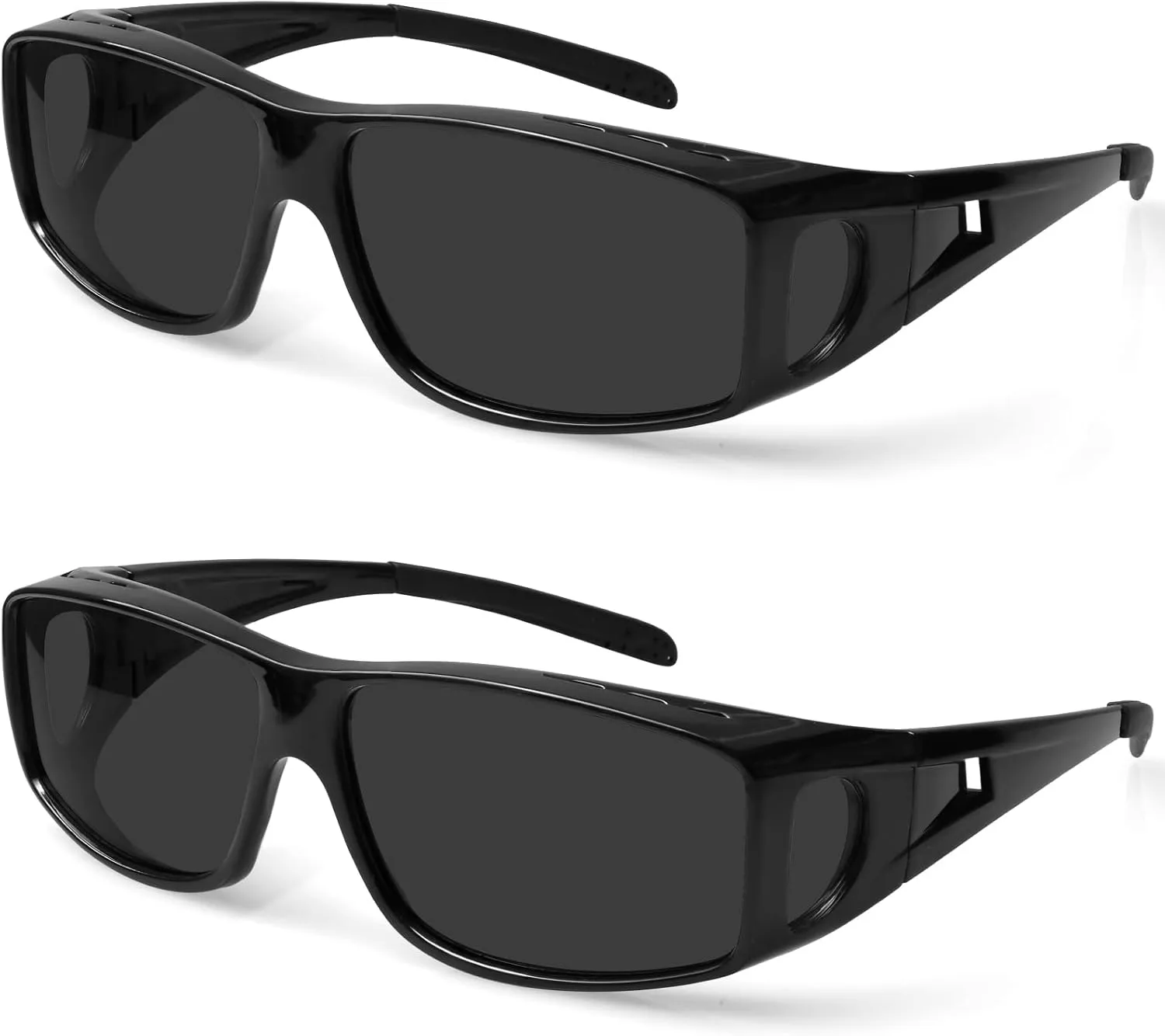 Fit Over Wrap Sunglasses Polarized Lens Wear Over Eyeglasses 100% UV Protection for Men and Women