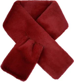 Futrzane Modern Scarf - Womens Faux Fur Stoles Wraps - Soft Collar for Jackets