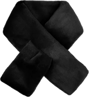 Futrzane Modern Scarf - Womens Faux Fur Stoles Wraps - Soft Collar for Jackets