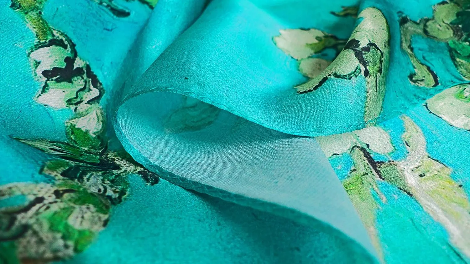 Grace Scarves 100% Silk Scarf, Artists Collection (van Gogh & Monet)