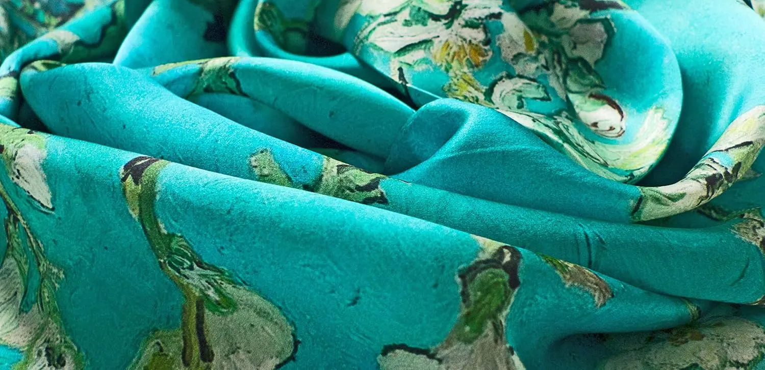 Grace Scarves 100% Silk Scarf, Artists Collection (van Gogh & Monet)