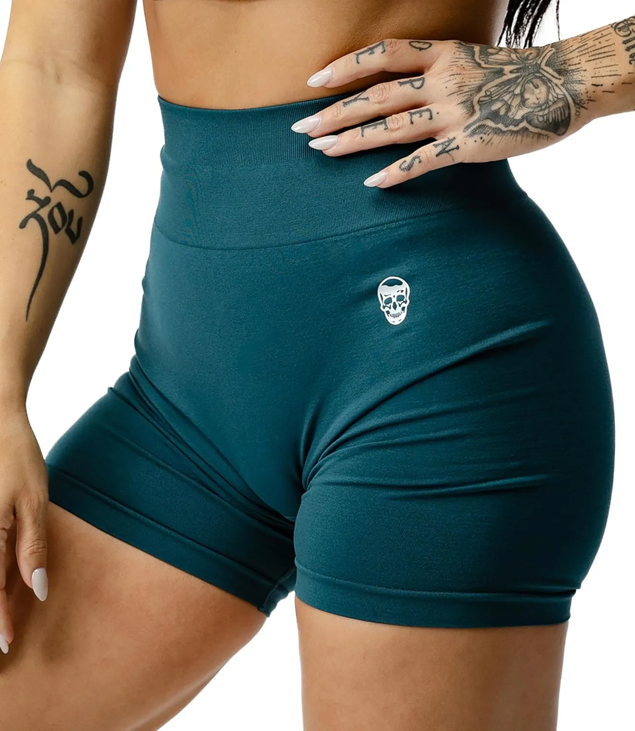 Gymreapers Infinity Seamless Workout Shorts High Waist Biker Shorts for Women Athletic Gym Running Pilates Yoga Sport Short