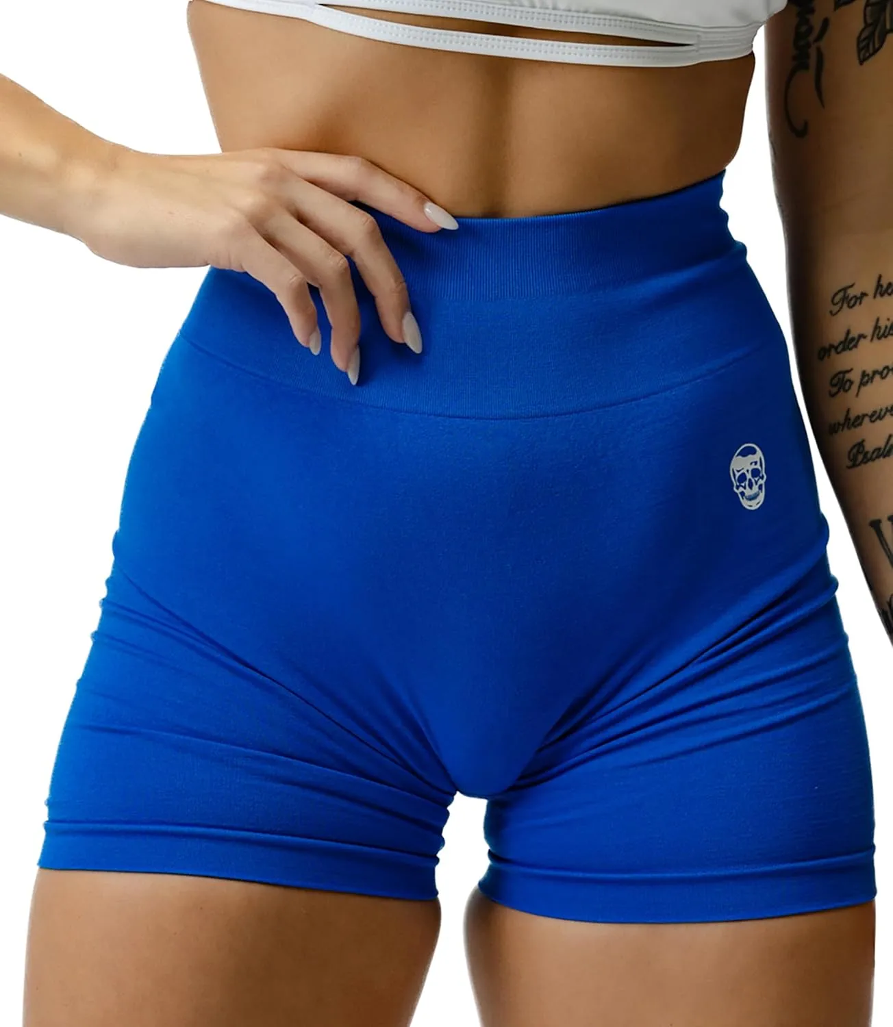 Gymreapers Infinity Seamless Workout Shorts High Waist Biker Shorts for Women Athletic Gym Running Pilates Yoga Sport Short