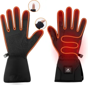 Heated Gloves for Men Women Liner Gloves Rechargeable for Fishing Photography Outside Working Skiing Snowboarding Running Hiking