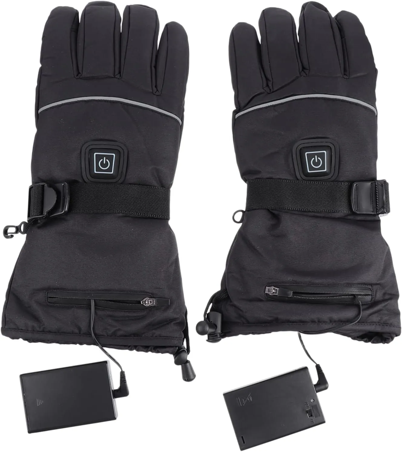 Heating Gloves for Skiing Thermal Gloves 5-Finger Coverage for Winter Sports for Patients