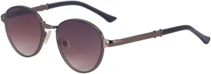 HMRGLMIE-Round Punk Sunglasses For Men Steampunk Sunglasses Women Glasses Shades Vintage