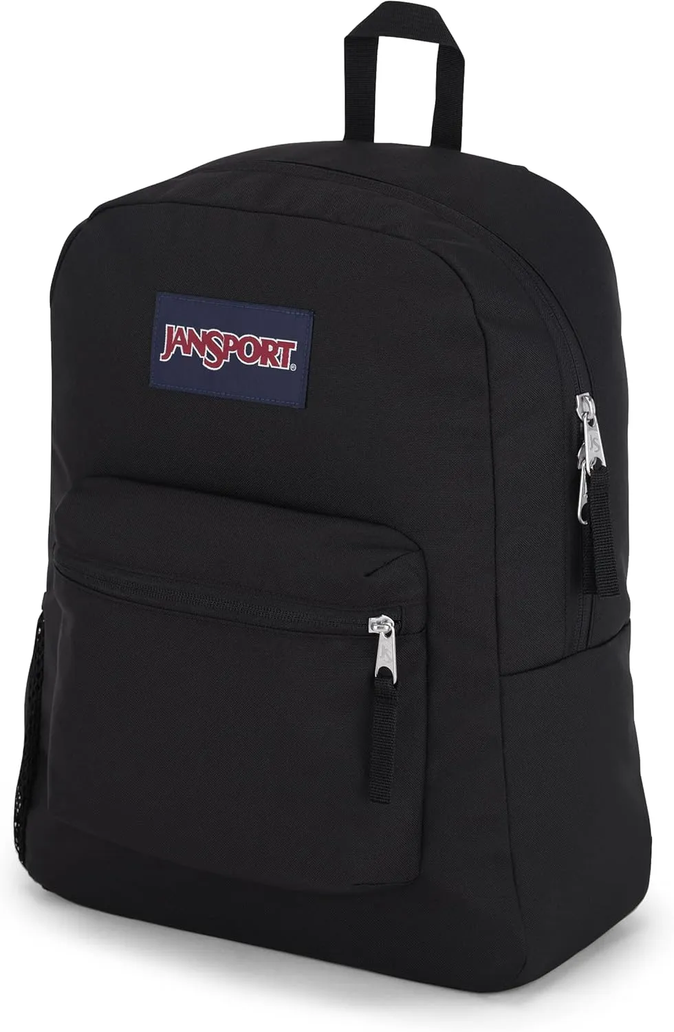 JanSport Cross Town Backpack 17" x 12.5" x 6" - Simple Bag for Everyone with 1 Main Compartment, Front Utility Pocket - Premium Class Accessories - Black