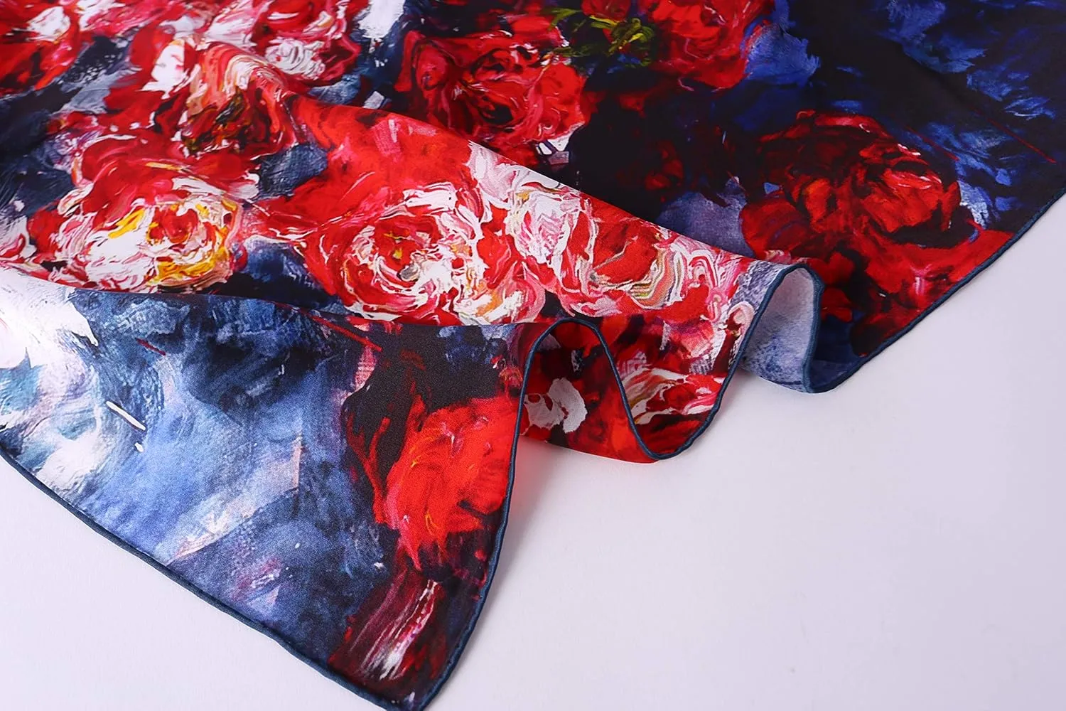 Jeelow 100 Real Mulberry Silk Scarfs 35x35 Or 25x25 Inch Square Shawl Wrap For Women Hair Wrapping