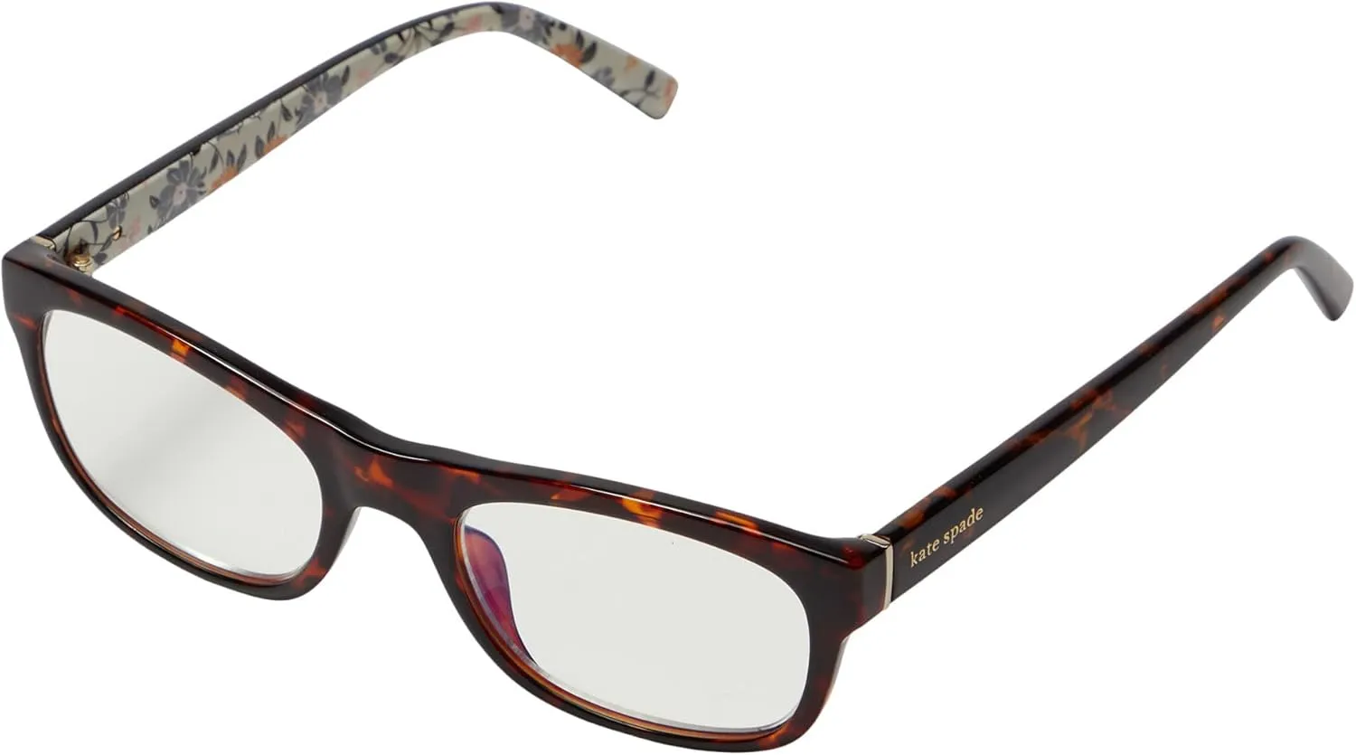 kate spade new york Women's Evie Blue Light Readers Rectangular Reading Glasses