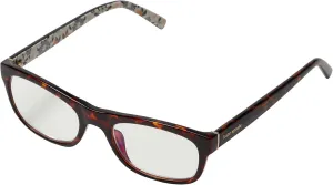 kate spade new york Women's Evie Blue Light Readers Rectangular Reading Glasses