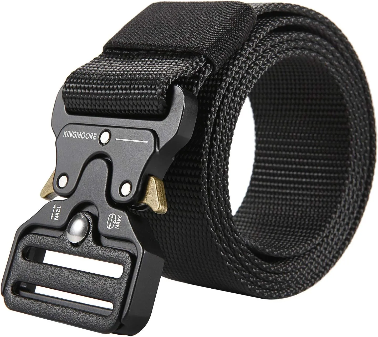 KingMoore Men's Tactical Belt Heavy Duty Webbing Belt Adjustable Military Style Nylon Belts