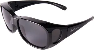 Large Polarized Over Glasses Sunglasses to Wear Over Spectacles. Mens – Womens. Black