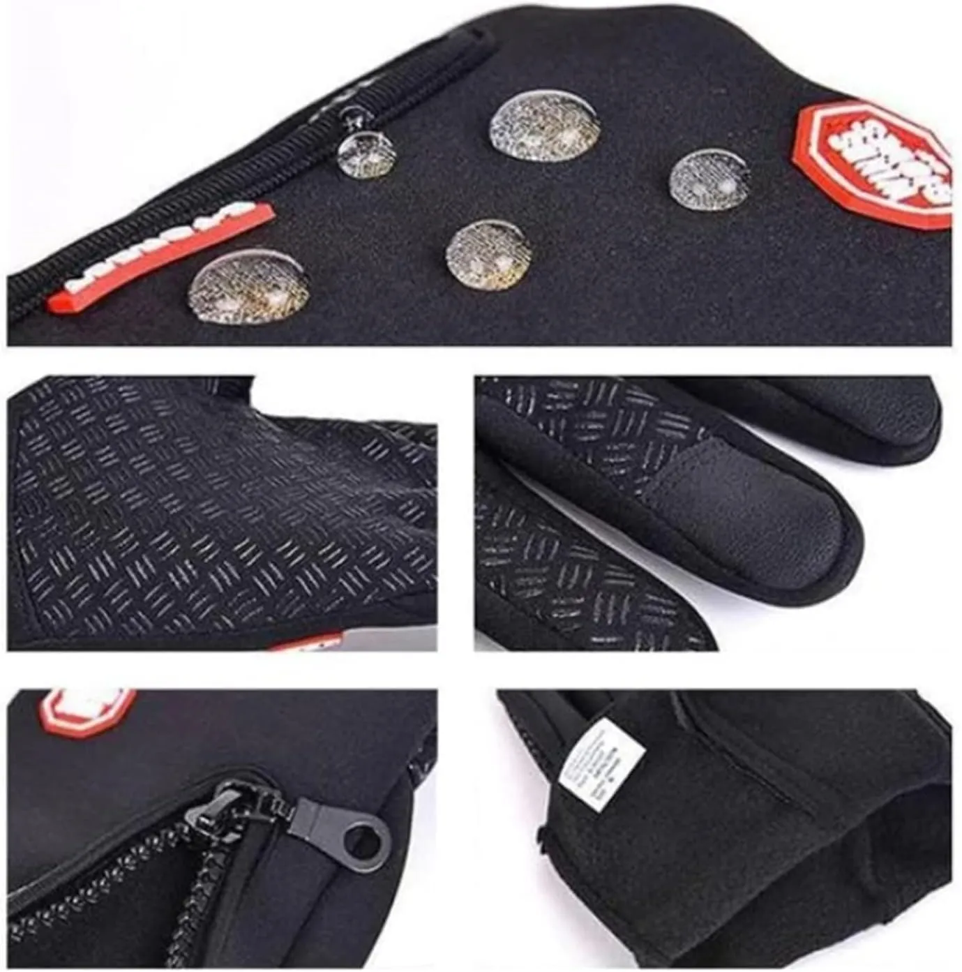 LELEBEAR Thermal Heating Gloves, Winter Touch Screen Warm Windproof Gloves for Cycling, Running, Driving