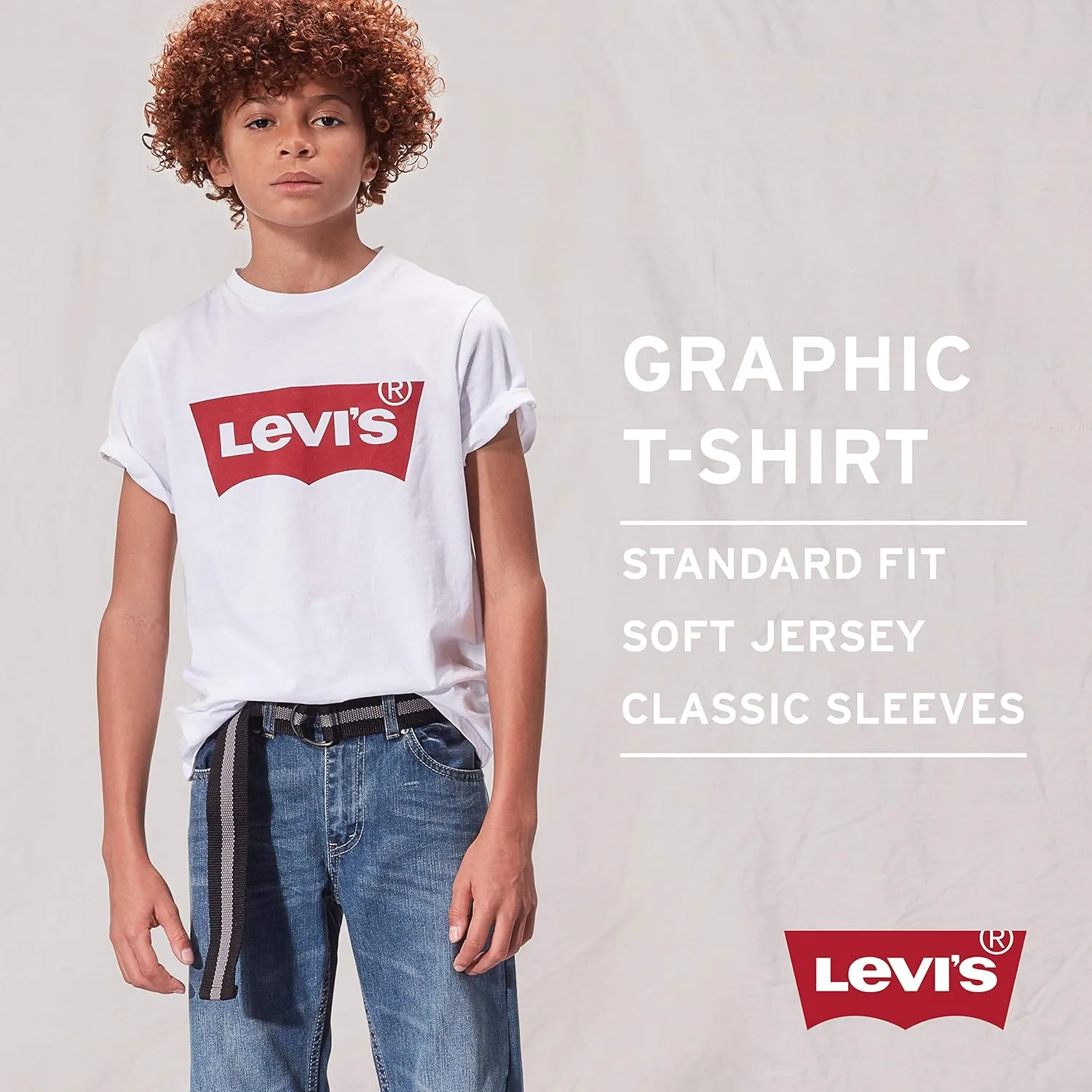 Levi's Short Sleeve Sportswear Logo Boys Active Shirts & Tees