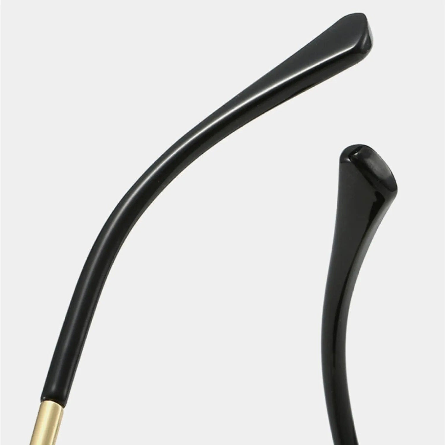 Luxury Design Sunglasses for Women Popular Rimless Sunshade Mirror Trend Gradient Color Outdoors