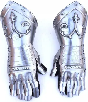 Medieval Steel Hand Gloves Knight Armor SCA LARP gauntlet gloves medieval gloves cosplay leather gloves driving gloves leather gloves for men cosplay