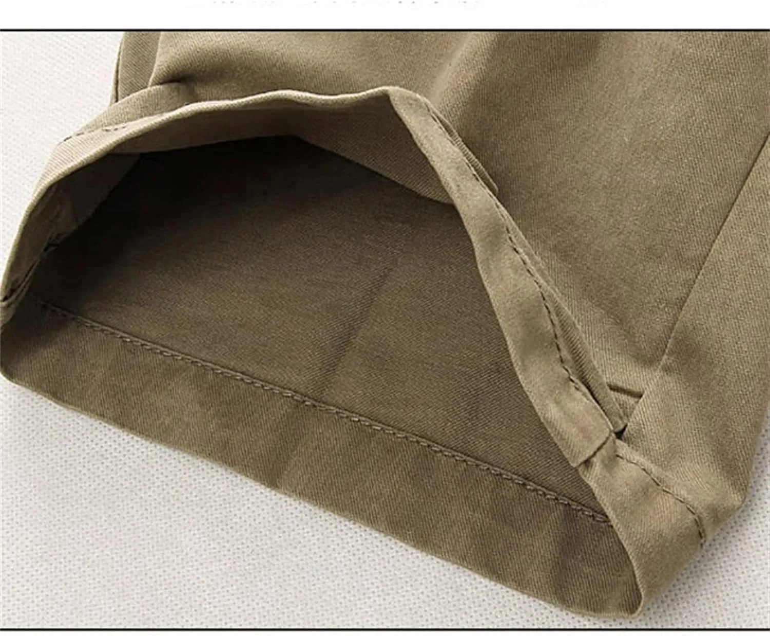 Mens Cargo Pants Multi-Pockets Baggy Men Cotton Pants Casual Overalls Trousers No Belts Plus Size