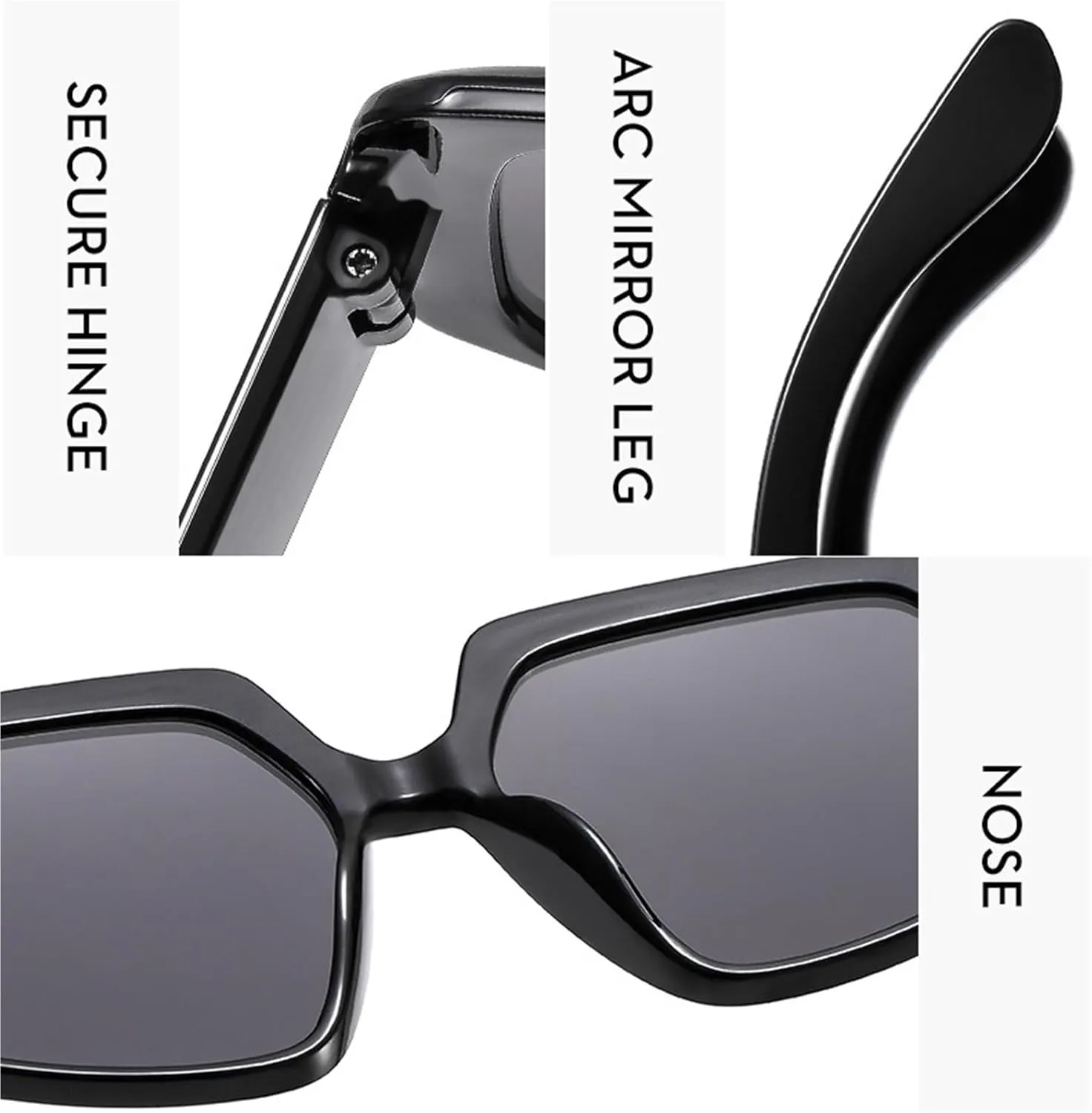 Men's Large Frame Outdoor Driver Sunglasses Vacation Shopping Commuter Women's Driver Sun Glasses