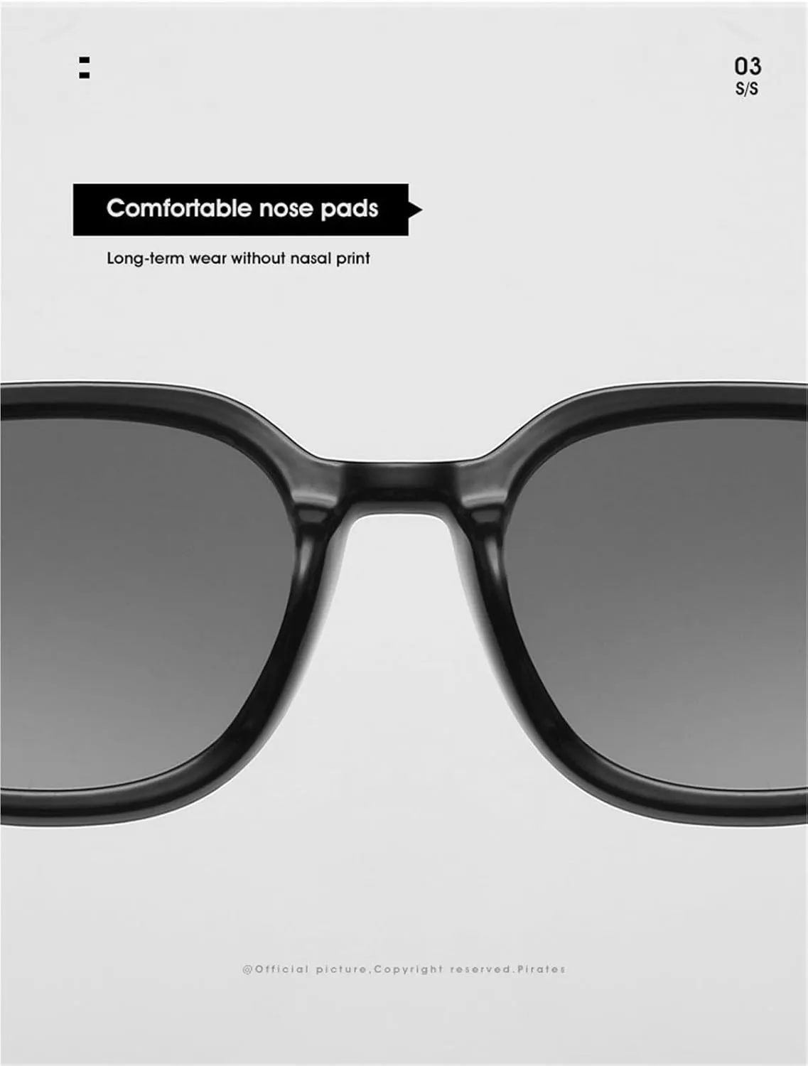Men's Square Large Frame Sunglasses Outdoor Driving Women's Vacation Sun Glasses