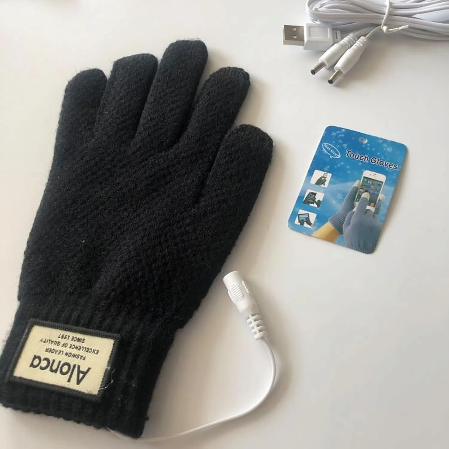 Mens Womens Heated Gloves Rechargeable Heating Gloves Electric Heated Mitten Gloves Winter Cold Weather Gloves (NAI30)