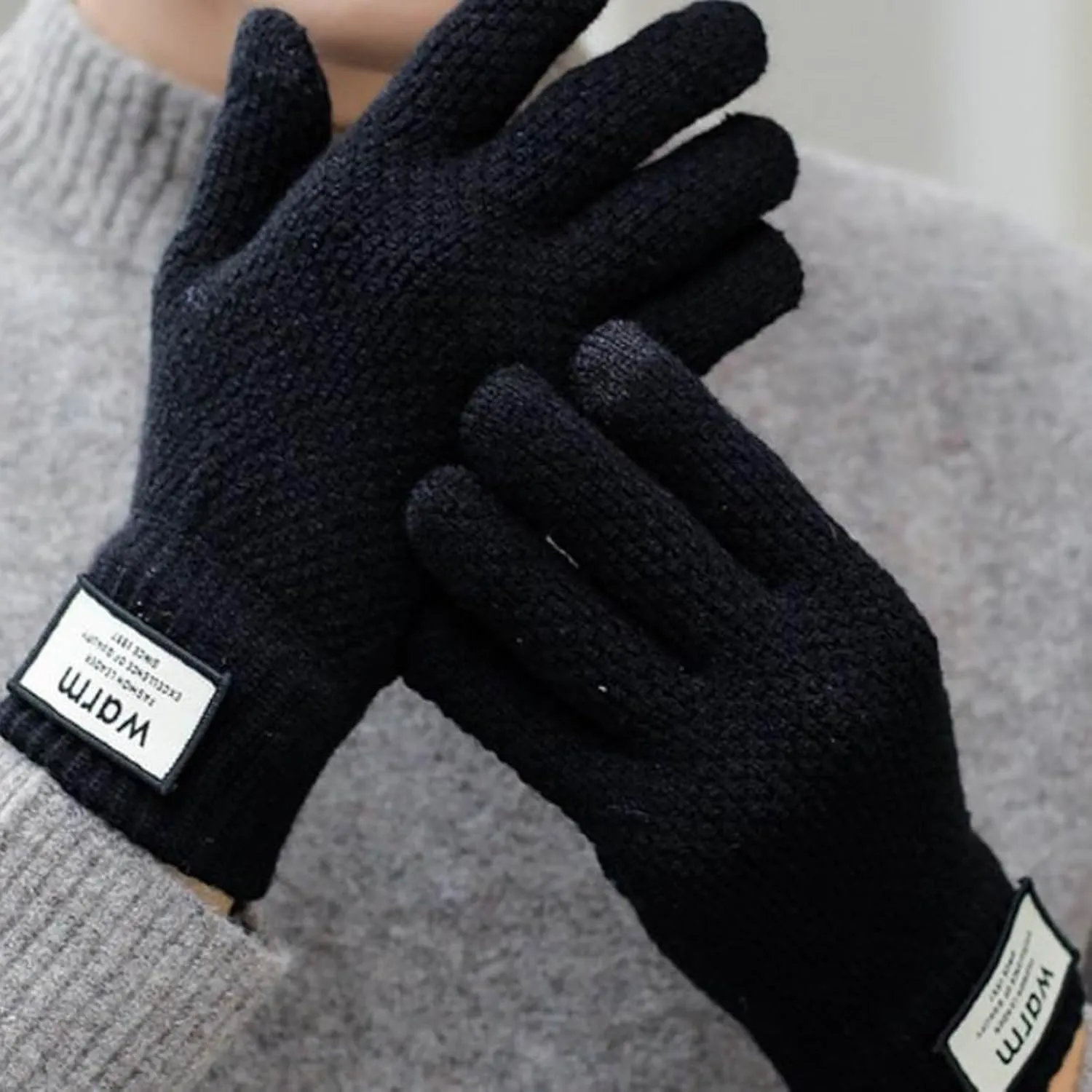 Mens Womens Heated Gloves Rechargeable Heating Gloves Electric Heated Mitten Gloves Winter Cold Weather Gloves (NAI30)